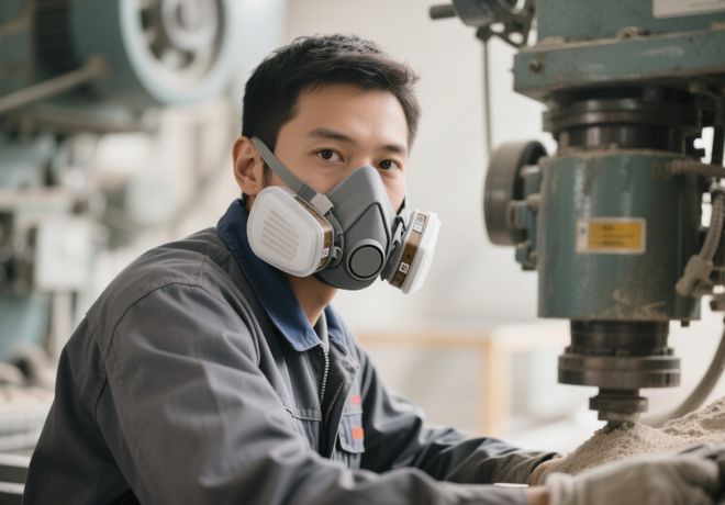 孚韦半面罩防毒面具：呼吸安全的 “隐形盾牌”